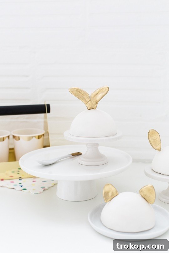 Detailed DIY instructions for animal ear cake toppers