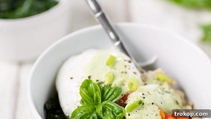 Savory Oatmeal Breakfast Bowl