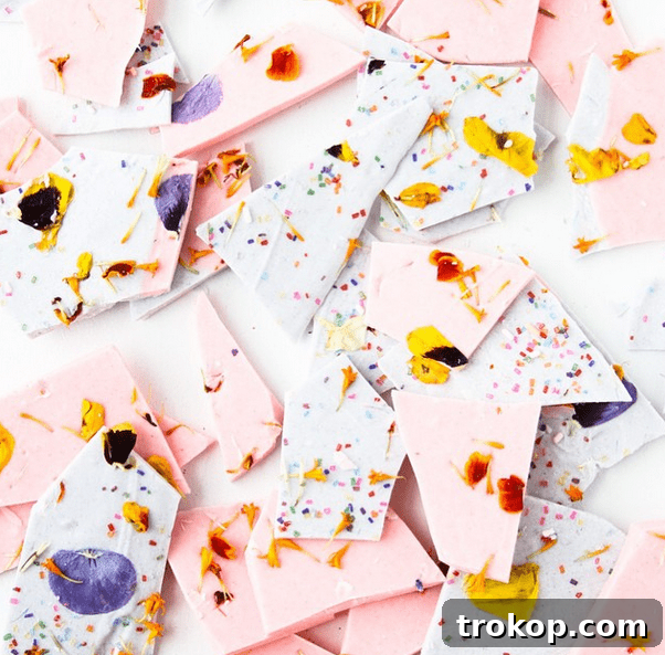 edible flower chocolate
