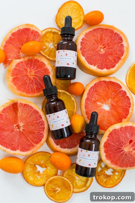 Infuse Your Own Bitters From Cocktails to Desserts 13 Bottled bitters with custom labels