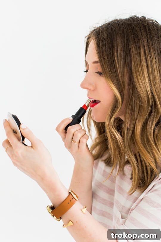 Evening Transition: Lipstick and Layers