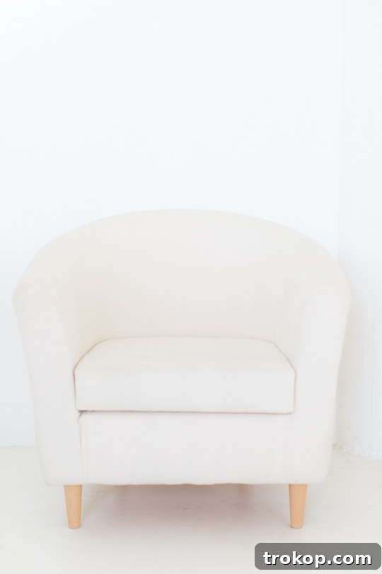 Revamp Your Chair with Paint 5 white chair - diy chair paint designs