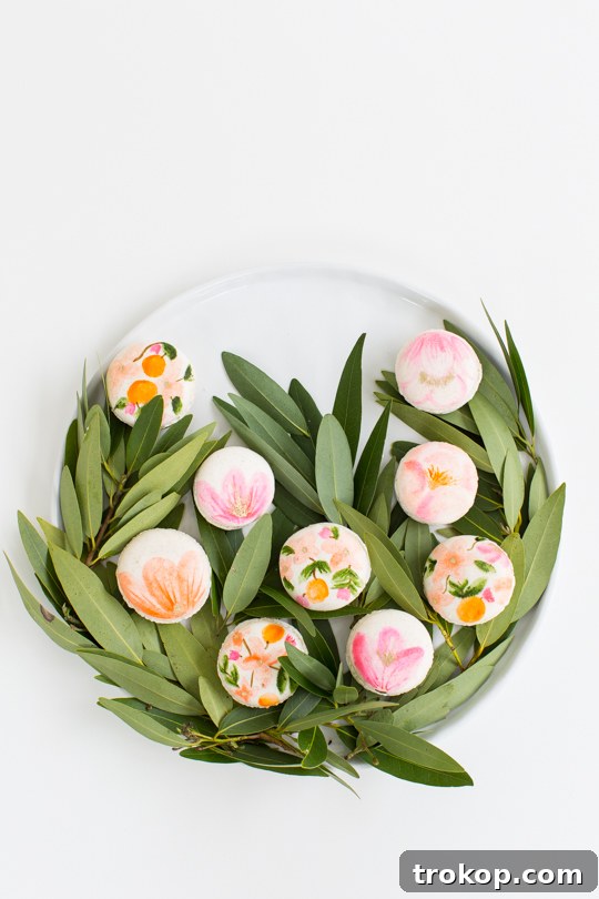 Blossom Bites: Crafting Hand-Painted Floral Macarons 12 The process of painting floral designs onto macaron shells.