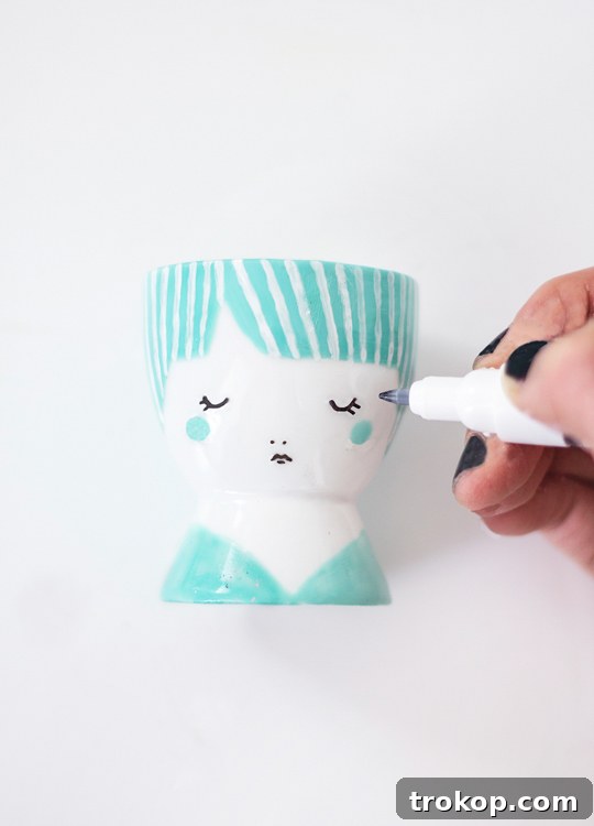 DIY mini face planters | sugar & cloth