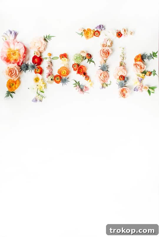 Hustle Inspirational Floral Art Print Hustle floral printable for a motivational wall