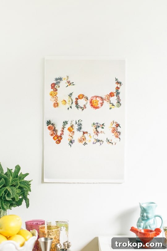 Artistic Floral Arrangement for DIY Projects More DIY flower artwork printables for download