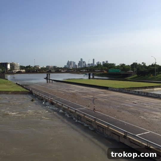 Uncut & Unfiltered: Backstage 6.1 8 Devastating image of a flooded interstate in Houston, showing submerged vehicles