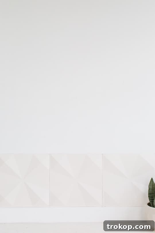 DIY retro wall panel installation (for renters!) | sugar & cloth