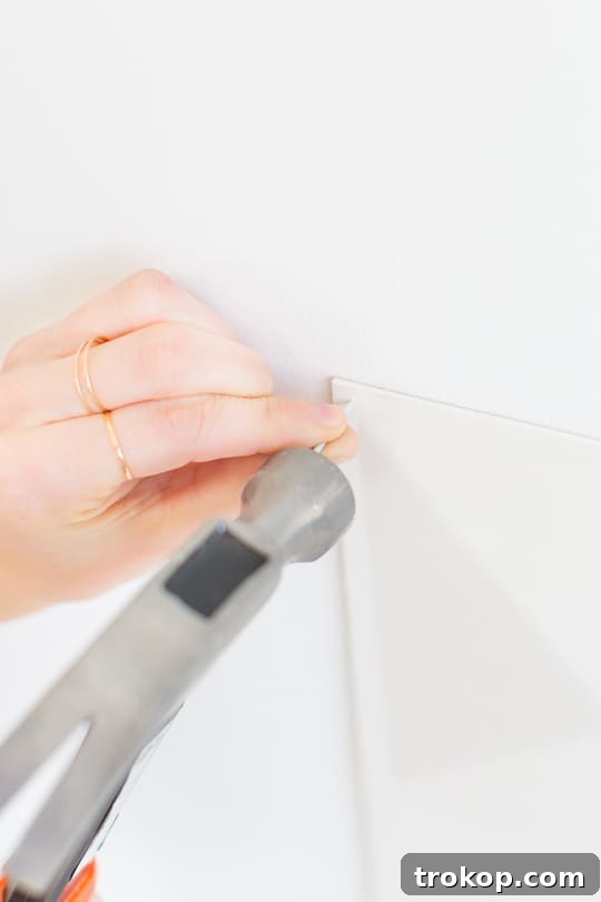 DIY retro wall panel installation (for renters!) | sugar & cloth