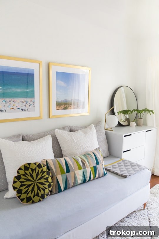 Ikea Daybed Hack: Guest Room Reveal - Trokop