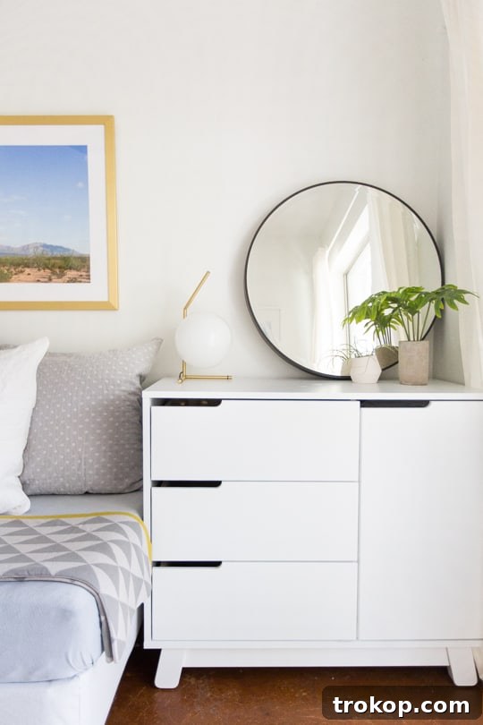 Cozy guest room with daybed and decor