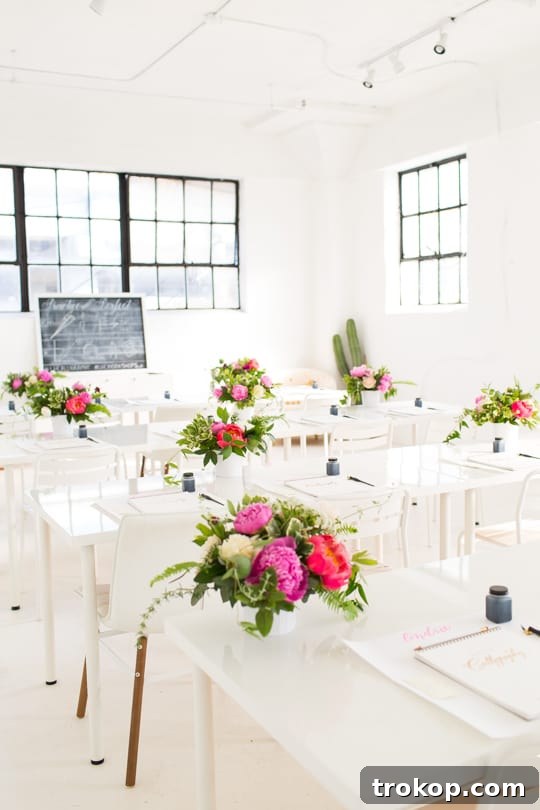 Houston Calligraphy Workshop Recap at Sugar & Cloth Studio with Laura Hooper Calligraphy