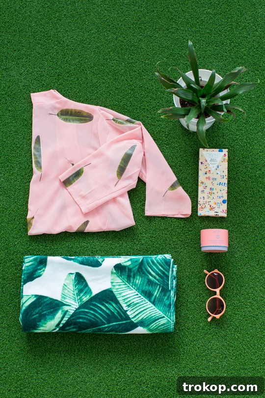 DIY Poolside Pattern Kimonos - Sugar & Cloth
