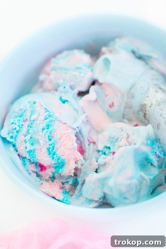 Whimsical Cotton Candy Ice Cream Shooters 4 cotton candy ice cream shots - Sugar & Cloth