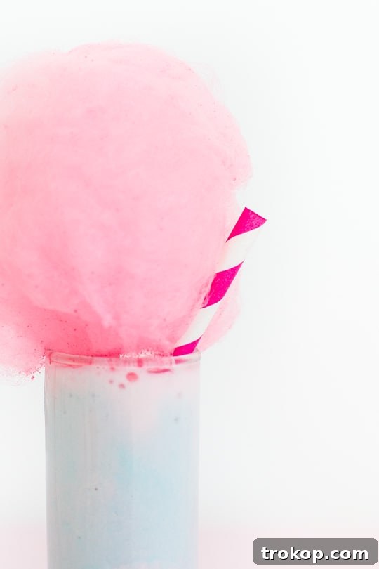 Whimsical Cotton Candy Ice Cream Shooters 7 cotton candy ice cream shots - Sugar & Cloth