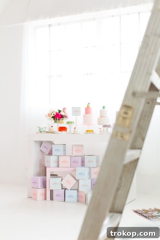 Behind the scenes of a beautiful BHLDN event, showcasing elegant decor and preparation