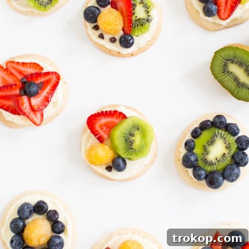 Delicious and Colorful Fruit Pizza Cookies Recipe