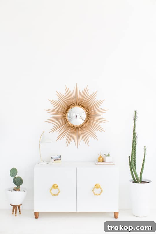 Retro DIY Sideboard Ikea Hack - Stylish and functional storage for any room