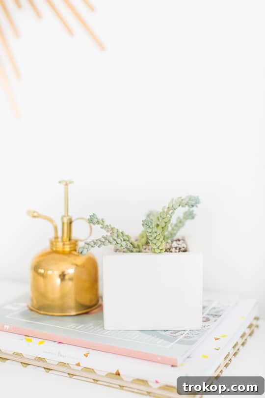 Retro DIY Sideboard in a styled living room