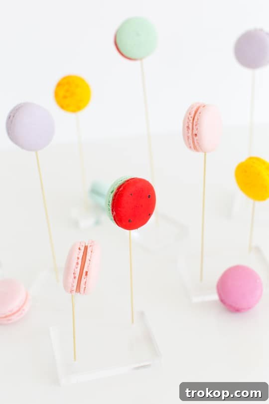 Assembling Your DIY Macaron Display