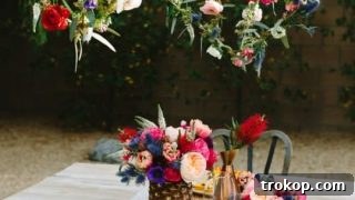 DIY Geometric Floral Pendants