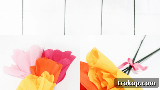 DIY Giant Paper Flower Bouquet