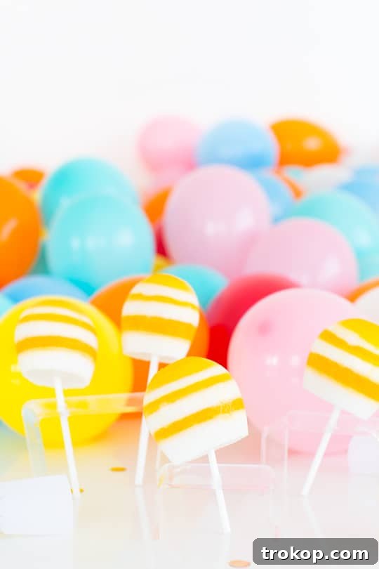 Vibrant Popsicle Party Ideas & Tropical Pineapple Coconut Popsicles 13 4 Popsicle party ideas to try - Sugar & Cloth - #DIY #Recipe