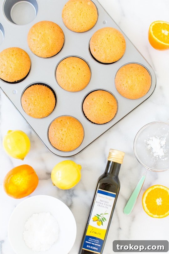 Mediterranean Lemon Olive Oil Cupcakes 4 lemon orange olive cupcake recipe - sugar & cloth