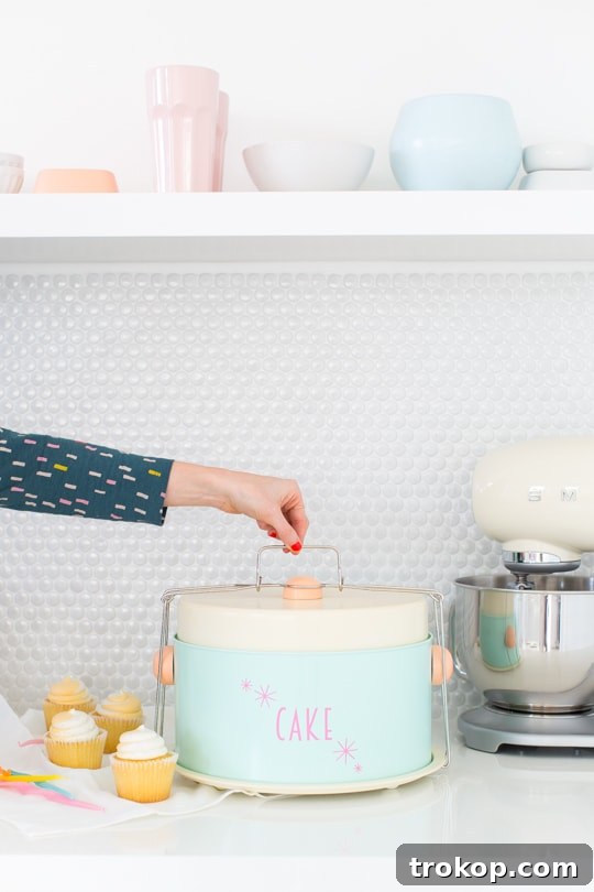 DIY Vintage-Inspired Cake Carrier 2 DIY retro cake carrier | sugar & cloth
