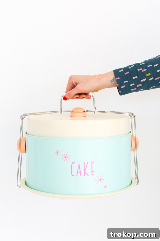 DIY Vintage-Inspired Cake Carrier 12 DIY retro cake carrier | sugar & cloth