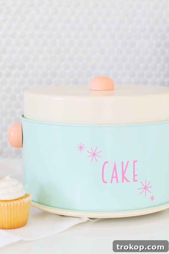 DIY Vintage-Inspired Cake Carrier 9 DIY retro cake carrier | sugar & cloth