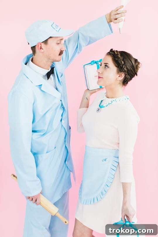 Completed Grand Budapest Hotel Halloween Couples Costume