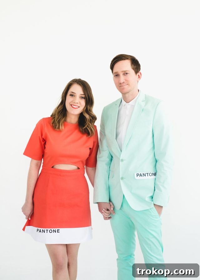 Pantone Halloween Couples Costume Idea by Sugar & Cloth