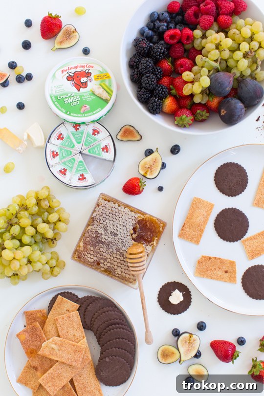 Quick Dessert Cheese and Crackers