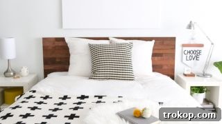 Ikea Bed Hack: DIY Wooden Headboard With Stikwood