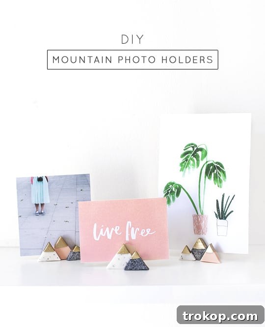 Clay Keepsake: Handcrafted Photo Display 10 Customized DIY Photo Holders