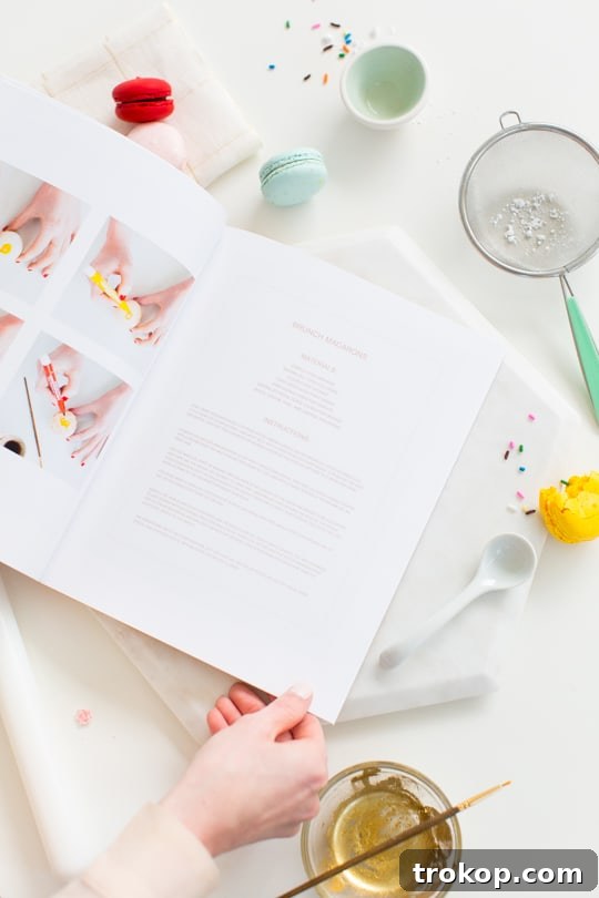 Macaron Elegance A Visual Journey 6 Glossary of Macarons coffee table book with Blurb - Sugar & Cloth