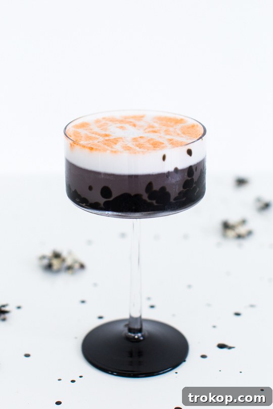 Crafting The Last Word Cocktail Recipe and Stencil Decor 6 Creepy Cocktails: Spooky stencil cocktails - sugar and cloth