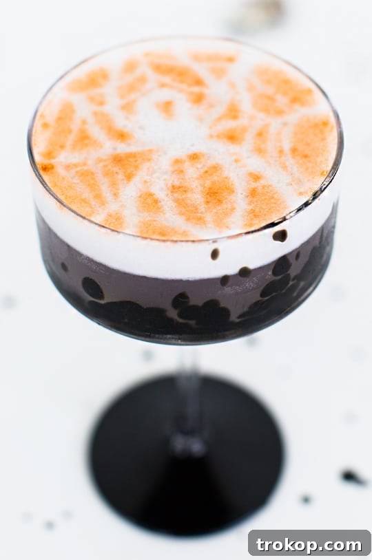 Creepy Cocktails: Spooky stencil cocktails - sugar and cloth