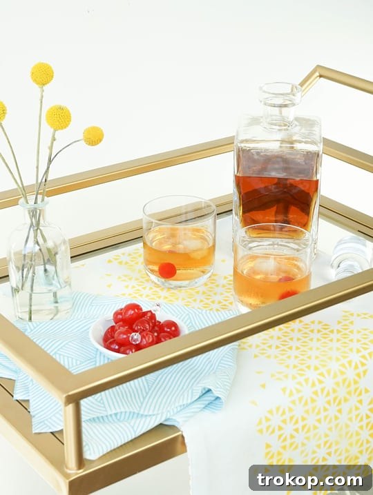 Handmade Bar Cart Decoration