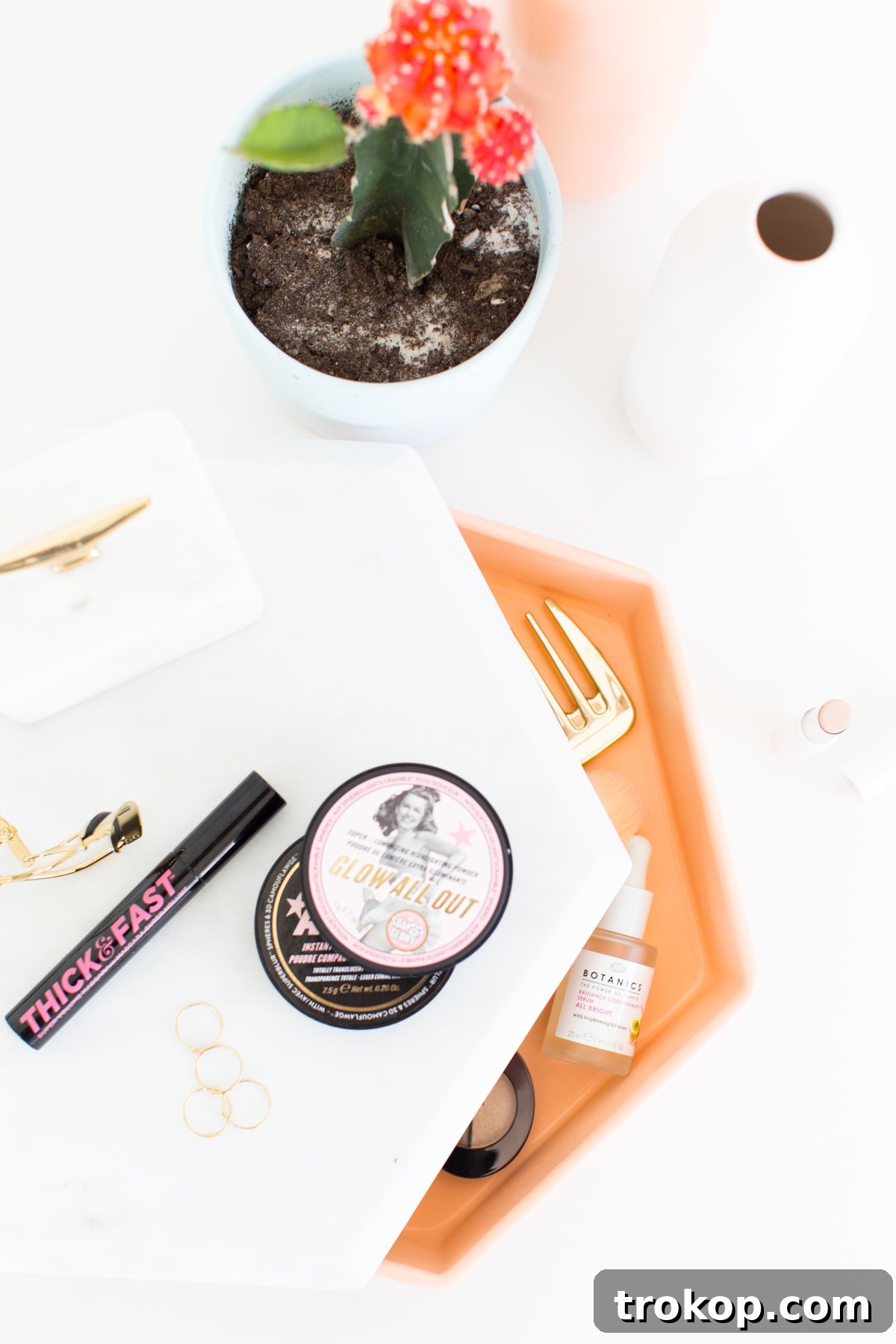 Craft a Custom Vanity Organizer 4 DIY Storage vanity tray - sugar and cloth