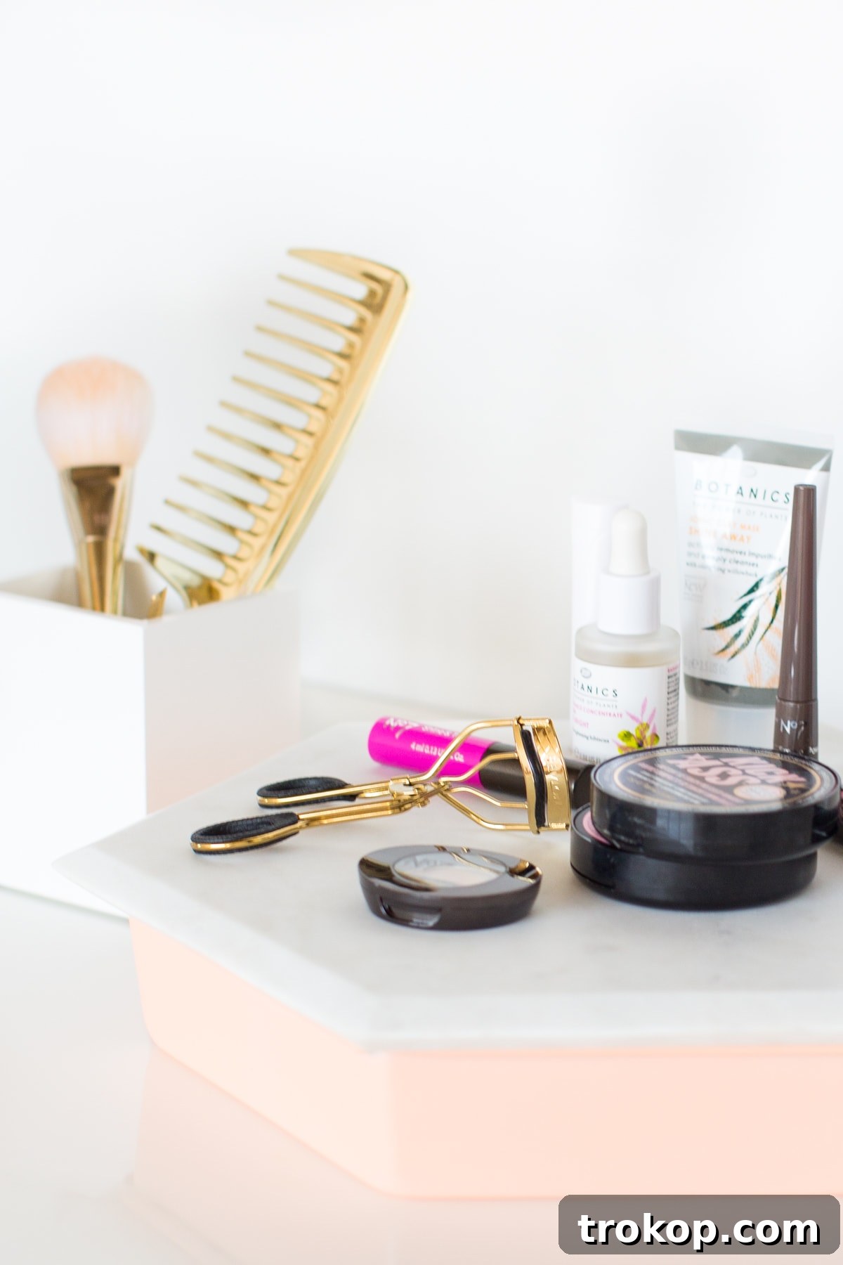 Craft a Custom Vanity Organizer 6 DIY Storage vanity tray - sugar and cloth