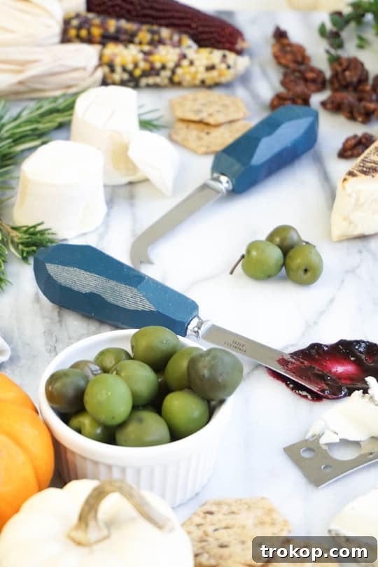 Finished DIY cheese knives with custom handles