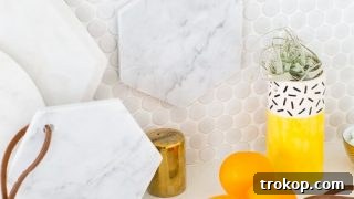 DIY Hanging Marble Serving Board for Under $5!