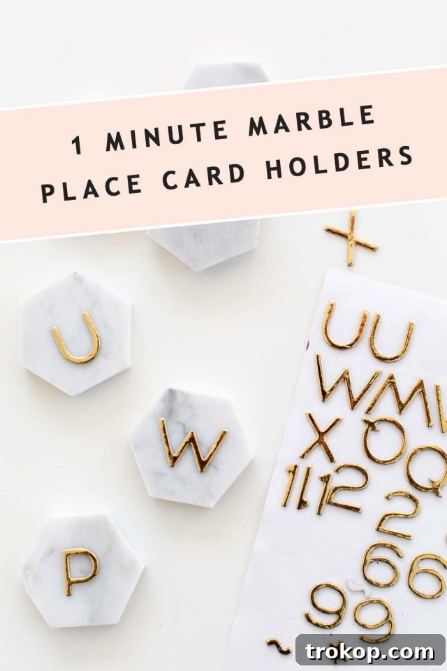 photo of marble hexagon tiles and stickers by sugar and cloth