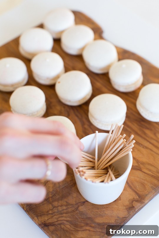 DIY Marbled Macarons - Sugar and Cloth