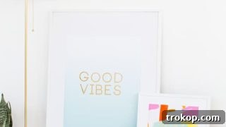 DIY Gold Foil Wall Art