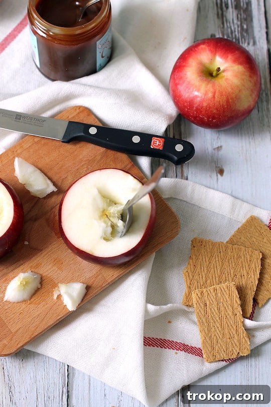 Decadent Cheesecake Stuffed Apples 4 Ingredients for making cheesecake stuffed baked apples