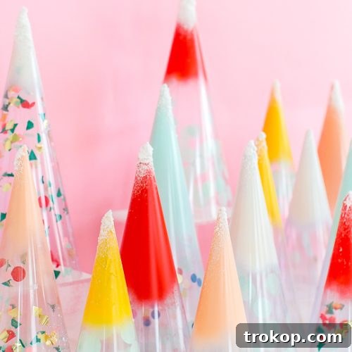 DIY Christmas trees: confetti domes - sugar & cloth