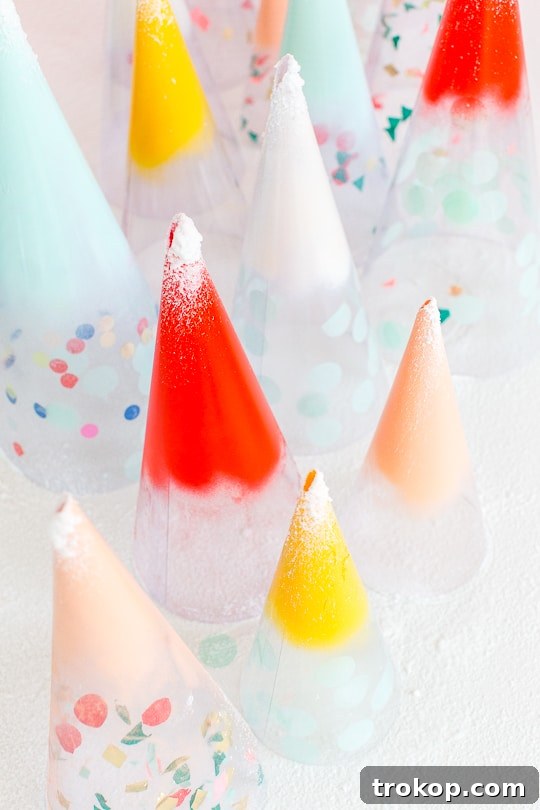 DIY Christmas trees: confetti domes - sugar & cloth